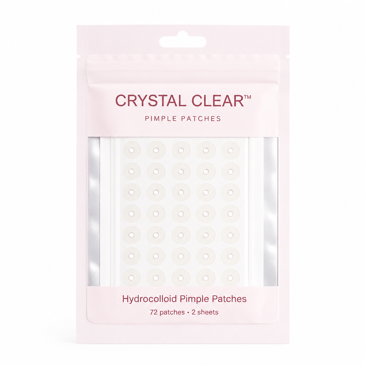 Crystal Clear Hydrocolloid Pimple Patches