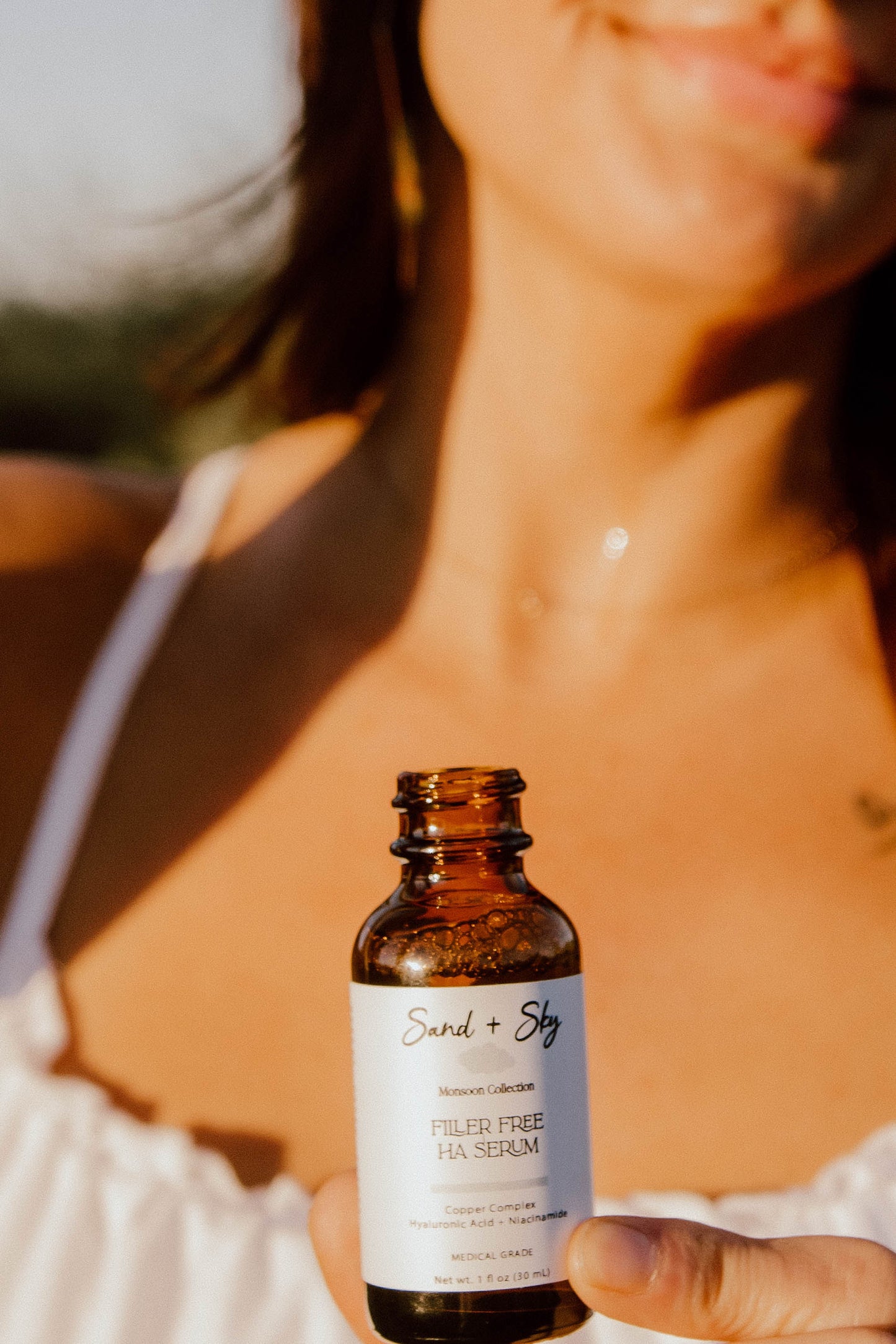 Sand + Sky Filler Free HA Serum