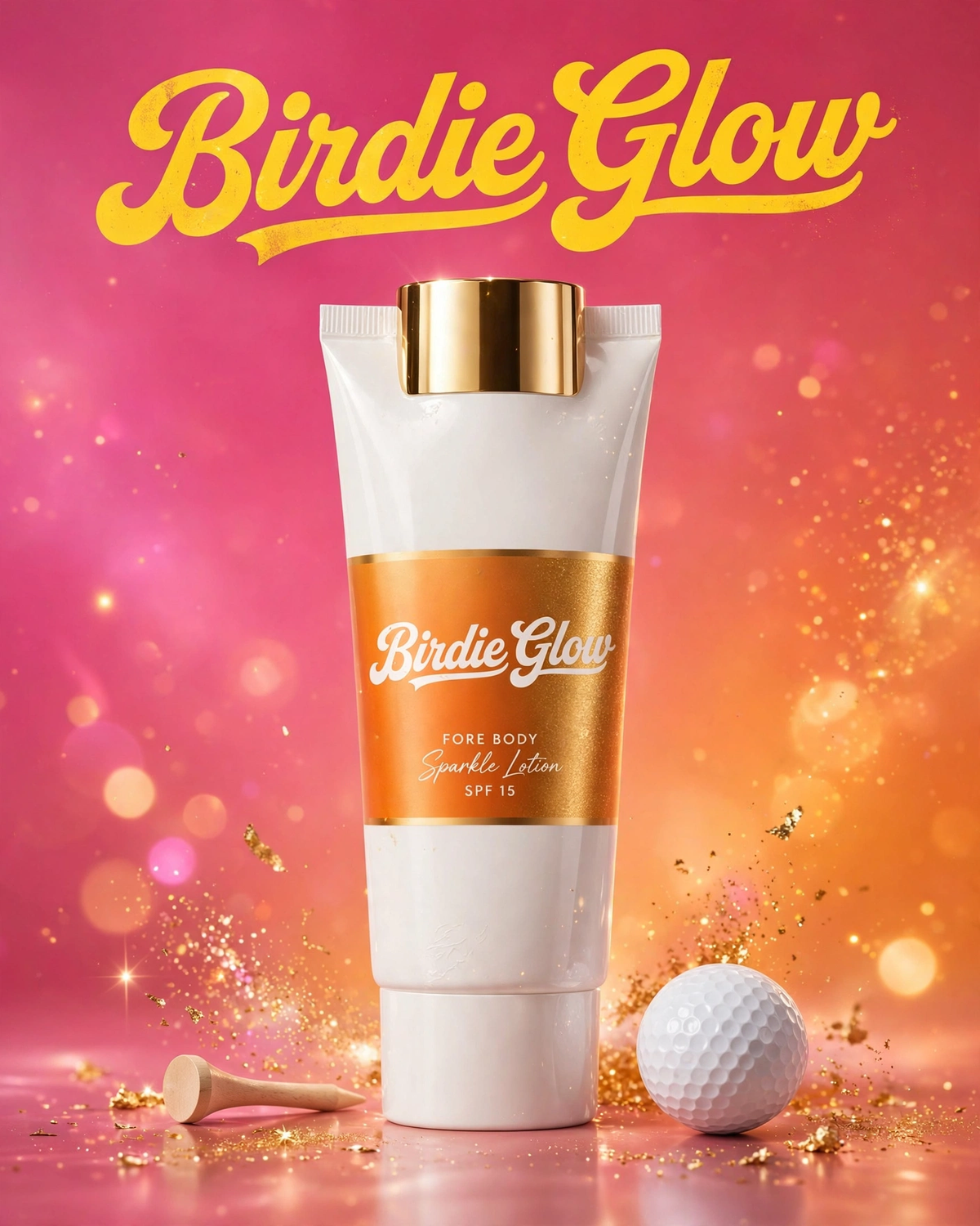 Birdie Glow Fore Body Sparkle Lotion SPF 15